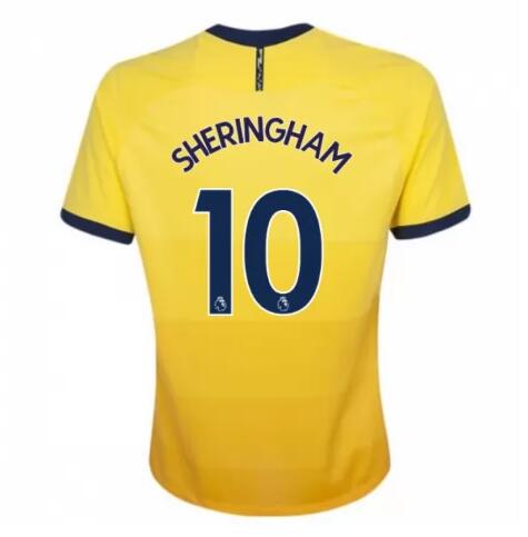 Tottenham Hotspur Football Kit Third Soccer Jersey SHERINGHAM 10 2020/21